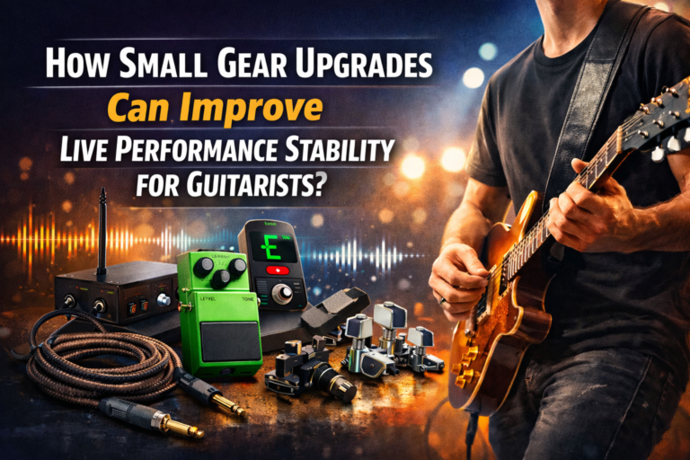 How Small Gear Upgrades Can Improve Live Performance Stability for Guitarists
